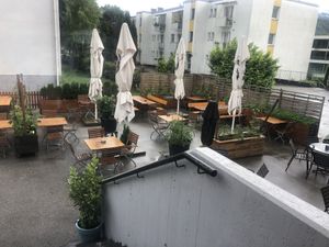 Huge garden   at Green Flamingo in Innsbruck