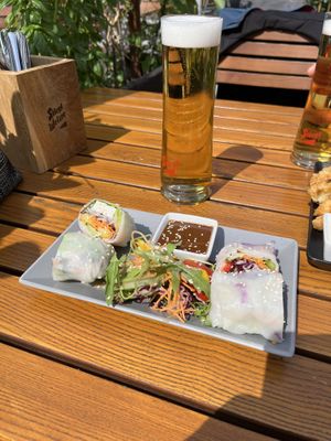 Summer rolls  at Green Flamingo in Innsbruck
