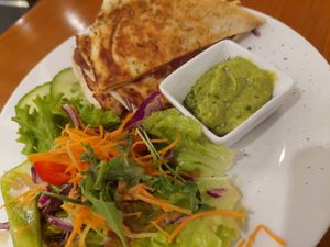 Quesadilla at Green Flamingo in Innsbruck