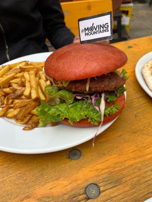 Burger at Green Flamingo in Innsbruck