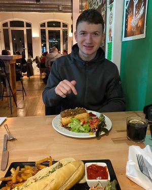 happy company😄  at Green Flamingo in Innsbruck