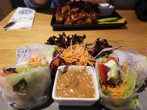Vietnamese Rolls at Green Flamingo in Innsbruck