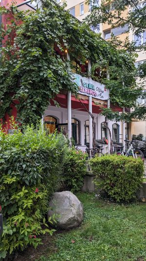 The outside at Green Flamingo in Innsbruck