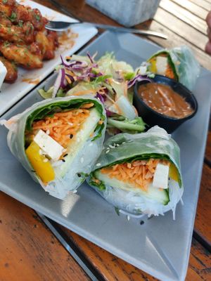 Summer rolls at Green Flamingo in Innsbruck