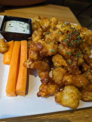 Spicy "wings" at Green Flamingo in Innsbruck