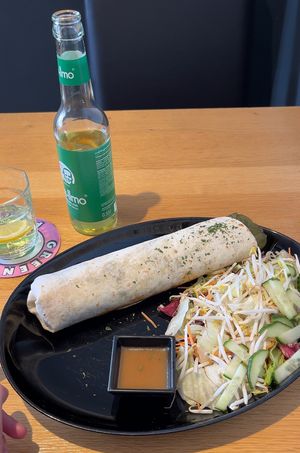Hoisin Duck Wrap  at Green Flamingo in Innsbruck