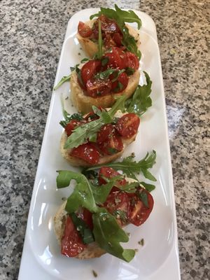 Bruschetta  at Green Flamingo in Innsbruck