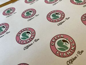 table at Green Flamingo in Innsbruck