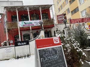store front at Green Flamingo in Innsbruck