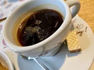 coffee at Green Flamingo in Innsbruck