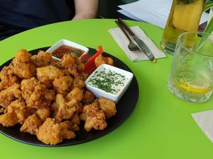 Cauliflower Wings at Green Flamingo in Innsbruck