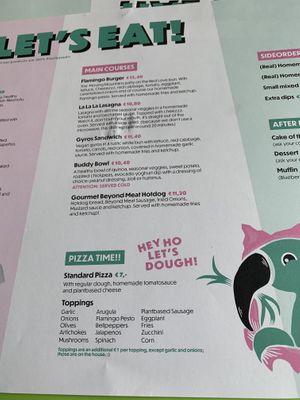 Main Courses  at Green Flamingo in Innsbruck