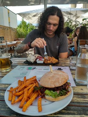 Food at Green Flamingo in Innsbruck