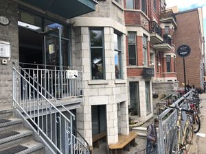 Entrance at Paquebot - Mont-Royal in Montreal