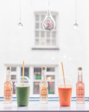 Also a selection of organic kombucha  at Bloom ‘n Blender in Bewdley