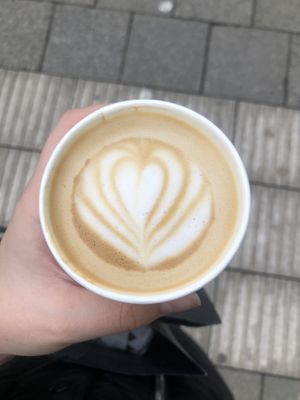 Cappuccino  at Man Versus Machine Coffee Roasters in Munich