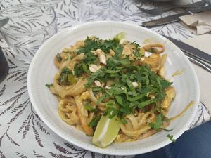 Pad thai at VEGA - Alamo in Madrid