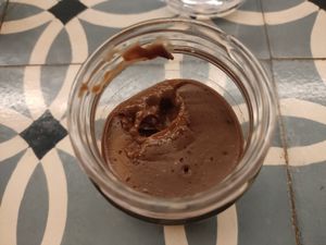 Natillas de chocolate del menú at VEGA - Alamo in Madrid