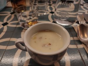 Crema de coliflor del menú at VEGA - Alamo in Madrid