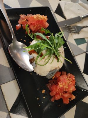 Burrata at VEGA - Alamo in Madrid