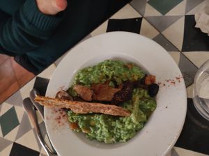 Rissoto genovese at VEGA - Alamo in Madrid