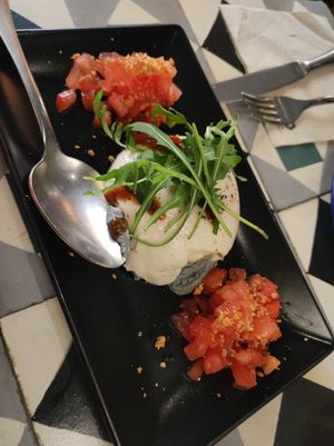Burrata at VEGA - Alamo in Madrid