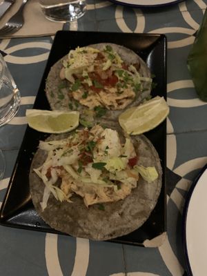 Jackfruit tacos  at VEGA - Alamo in Madrid