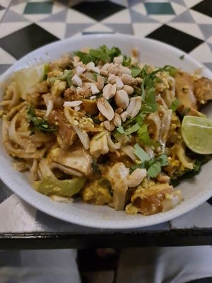 Rice noodles at VEGA - Alamo in Madrid