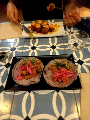 Tacos y croquetas  at VEGA - Alamo in Madrid