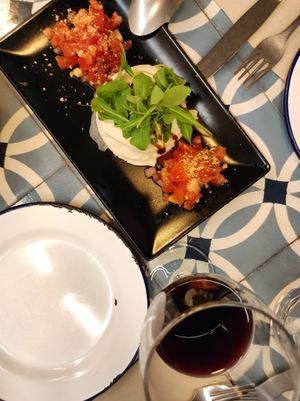 Burrata, espectacular. at VEGA - Alamo in Madrid