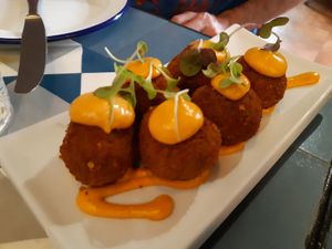 Starter / croquettes at VEGA - Alamo in Madrid