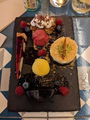 Tabla de postres at VEGA - Alamo in Madrid