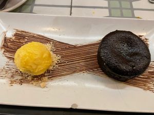 Chocolate coulant   at VEGA - Alamo in Madrid