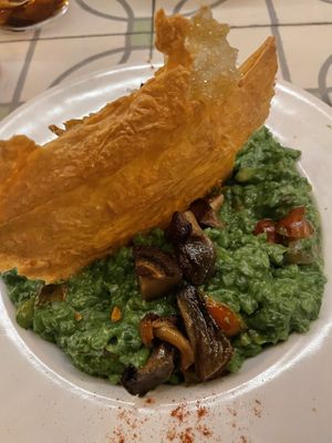 Green Risotto  at VEGA - Alamo in Madrid