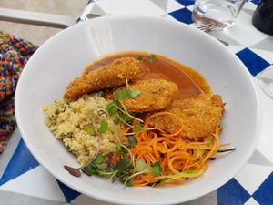 Main / Jackfruit katsu at VEGA - Alamo in Madrid
