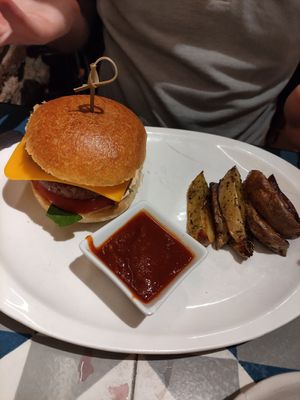 Burger at VEGA - Alamo in Madrid