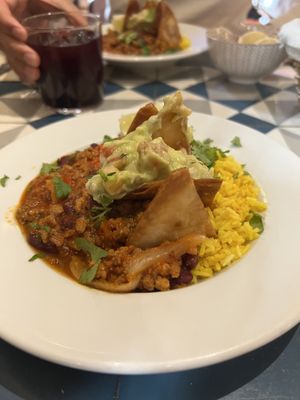 Chili carne vegan con arrocito   at VEGA - Alamo in Madrid