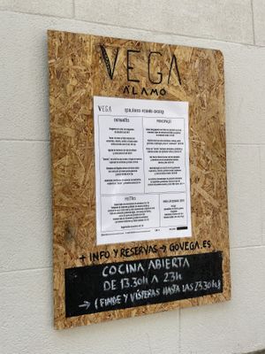 Carta  at VEGA - Alamo in Madrid