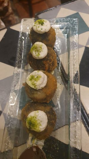 Croquetas de algas at VEGA - Alamo in Madrid