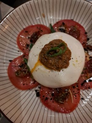 Burrata at VEGA - Alamo in Madrid