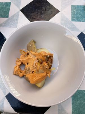 potatoes with aioli  at VEGA - Alamo in Madrid