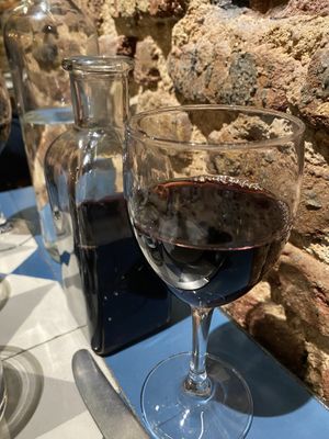 Carafe of local wine  at VEGA - Alamo in Madrid
