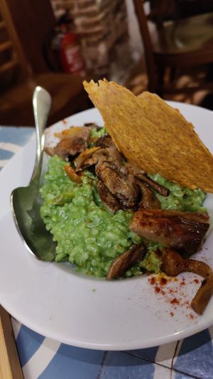 Risotto verde at VEGA - Alamo in Madrid