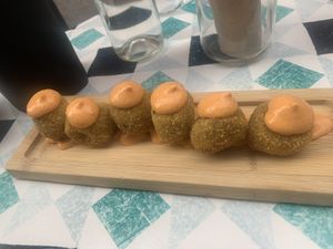 Mushroom croquettes   at VEGA - Alamo in Madrid