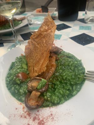Green risotto   at VEGA - Alamo in Madrid