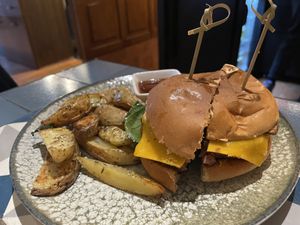 Veggie burger  at VEGA - Alamo in Madrid