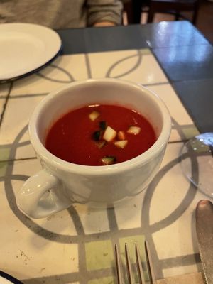 Gazpacho (given for free)   at VEGA - Alamo in Madrid