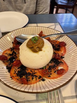 Burrata  at VEGA - Alamo in Madrid