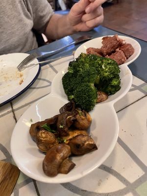 Served with the fondue  at VEGA - Alamo in Madrid