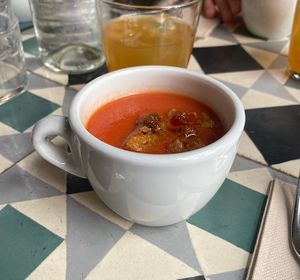 Mango gazpacho   at VEGA - Alamo in Madrid
